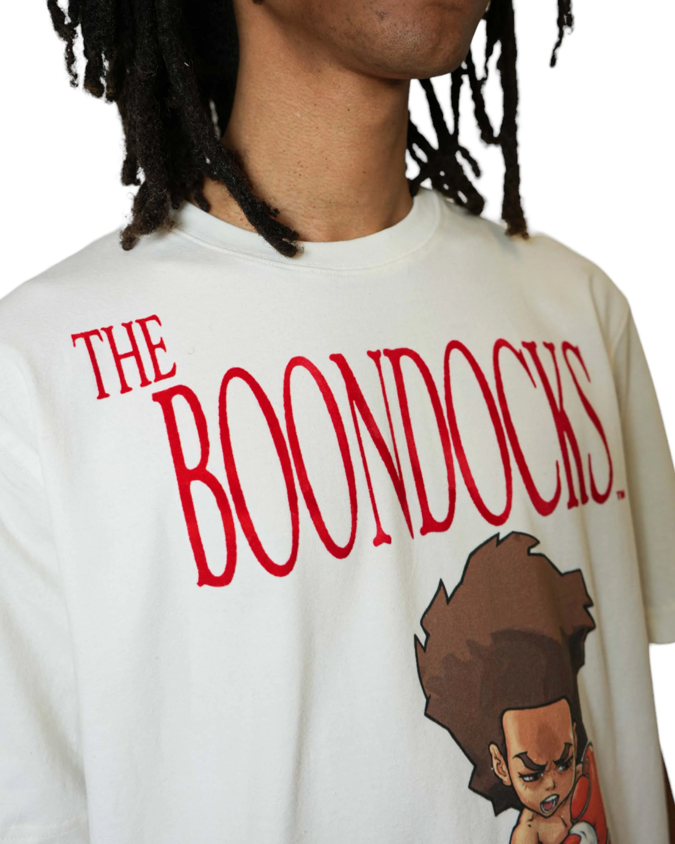 The Boondocks - Huey Knockout White T-Shirt - Image 2